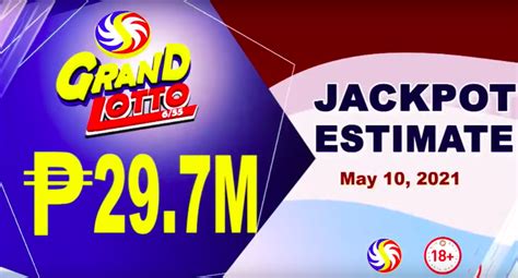 6/55 Lotto Result Today, Monday, May 10, 2021.